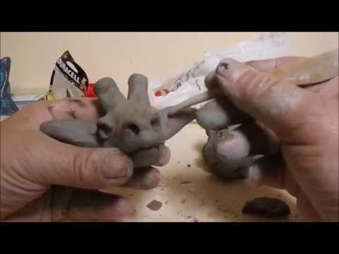 How To Sculpt A Giraffe Face In Clay