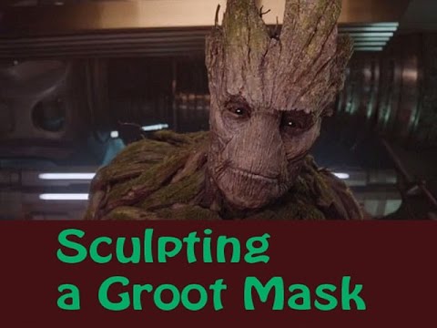 How To Sculpt A Groot Mask!