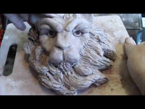 How To Sculpt A Lion's Head In Clay