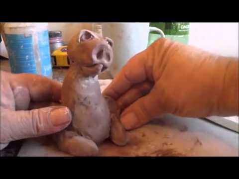 How To Sculpt A Pig In Clay Start To Finish