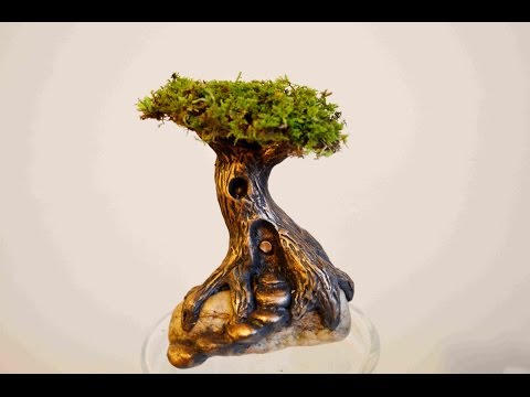 How To Sculpt A Polymer Clay Fairy Tree House