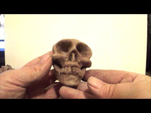 How To Sculpt A Scull In Clay