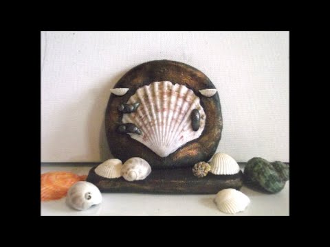 How To Sculpt A Seashell Fairy Door With Polymer Clay