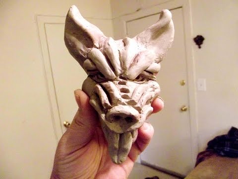 How To Sculpt A Werewolf Head In Clay