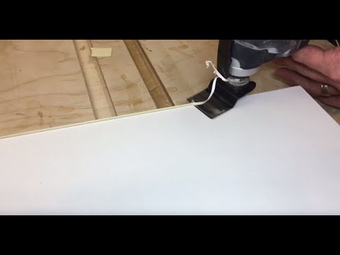 How To Trim Edge Banding with Oscillating Tool