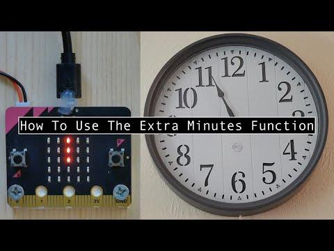 How To Use The Extra Minutes Function (DIY Pomodoro Wall Clock)