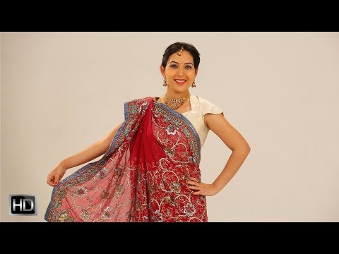 How To Wear Gujarati Style Saree Step By Step Perfectly - Gujarati Saree Draping Styles