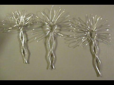 How To Wire Wrap A Flower Hair Fork