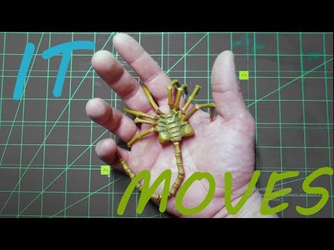 How make a FaceHugger with moving tentacles