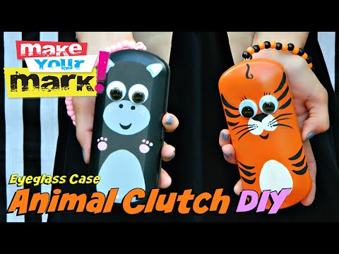 How to: Eyeglass Case Animal Clutch