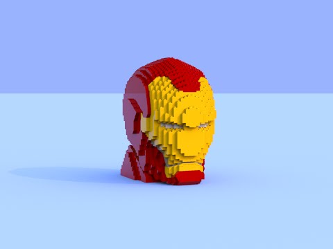 How to Build Lego Iron Man Sculpture