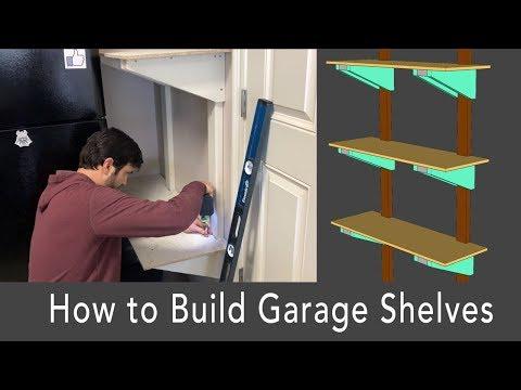 How to Build Sturdy Garage Shelves from 2x4s [FREE DIY PLANS]