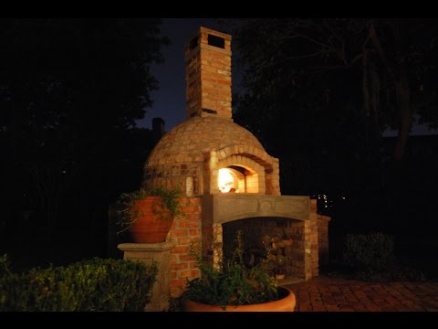 How to Build a Brick Wood Fired Pizza Oven/Smoker Combo - Full Video