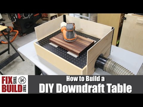 How to Build a DIY Downdraft Table