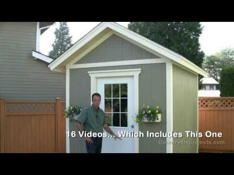 How to Build a Dream Shed - Overview of all 15 Videos