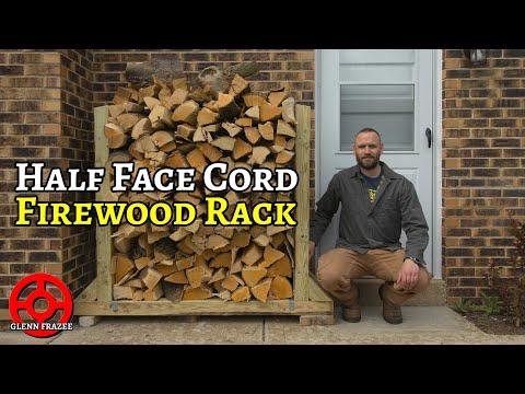 How to Build a Half-Face-Cord Firewood Rack