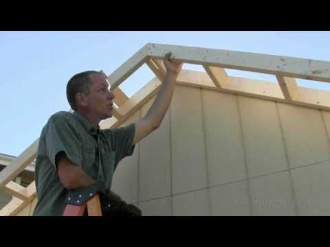 How to Build a Shed - Video 9 of 15 - Build &amp;amp; Install Soffit Ladders (Rake)