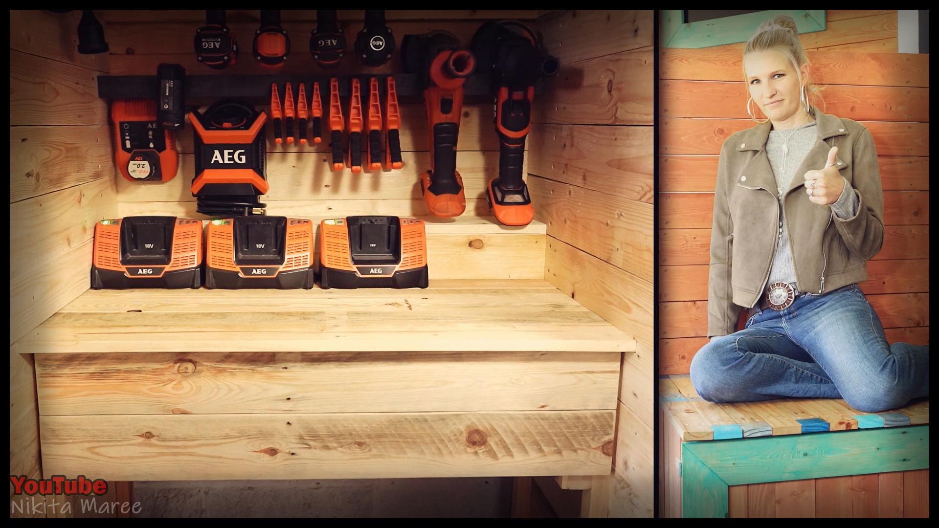 How to Build a tool shelf. DIY compact tool storage. Making a tool bench for battery tools (44).jpg