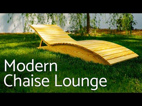 How to Build an Outdoor Chaise Lounge | Woodworking Project