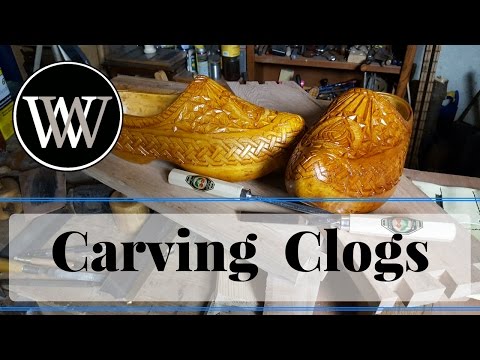 How to Carve Clogs by Hand For Shop Shoes and A Carving Challenge