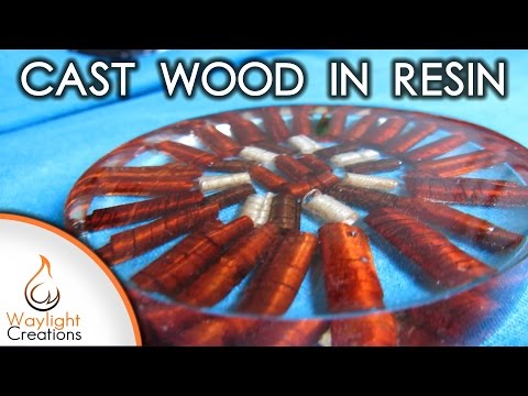 How to Cast Wood in Resin - The Everlasting Wood Curl Coaster