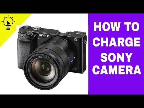 How to Charge Sony a6000 Camera | Charging the battery pack