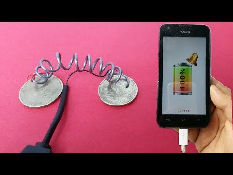 How to Charge mobile using coins