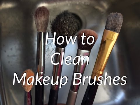 How to Clean makeup brushes