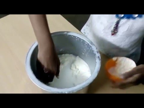 How to Collect Butter from Curd with Homemade Blender - Strainless