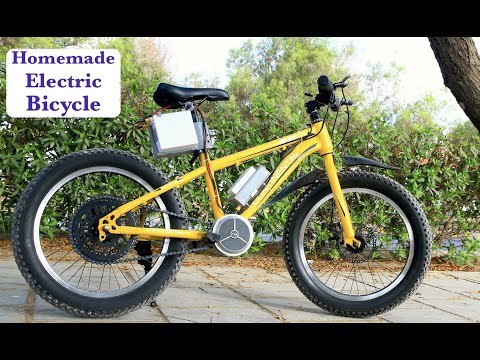 How to Convert a Bicycle into Electric Bike (Goes over 60km/h with 20 km Range)