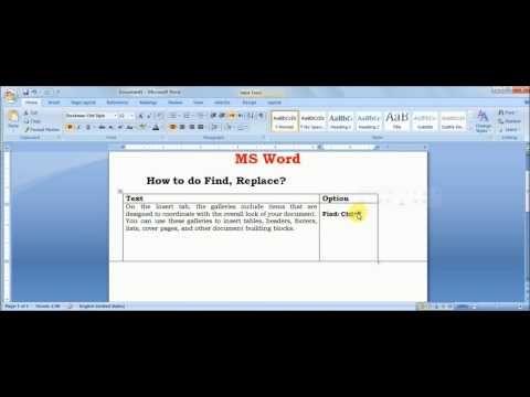 How to Copy, Cut, Paste, Find, Replace in Microsoft Word