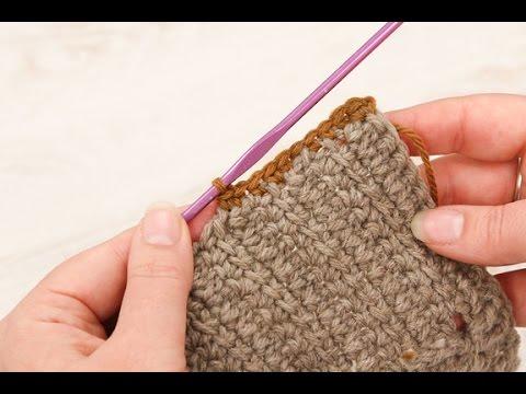 How to Crochet Along an Edge