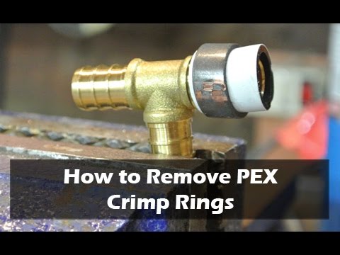 How to Cut Off PEX Crimp Rings