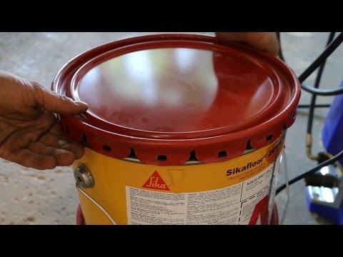 How to DIY Epoxy on Garage Floor Intro