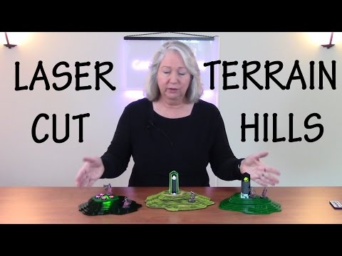 How to Design and Laser Cut Lit Hills for Your Wargaming Tabletop Terrain