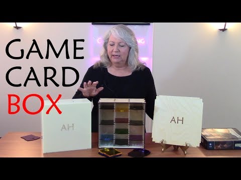 How to Design and Laser Cut a Game Card Storage Box