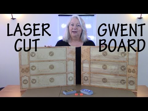 How to Design and Laser Cut a Gwent Board Inspired by Witcher 3