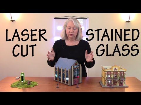 How to Design and Laser Cut a Stained Glass Chapel for Wargaming Tabletop Terrain