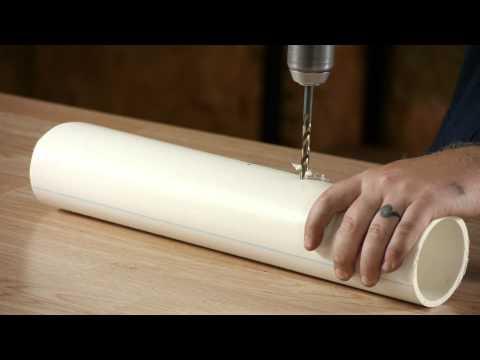 How to Drill Holes in PVC : Water Pipes &amp;amp; Plumbing