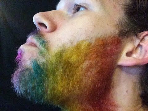 How to Dye your Beard Rainbow!