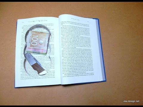 How to Effortlessly make  Secret Compartments in  Books.