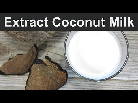 How to Extract Coconut Milk from Fresh Coconut | Dietplan-101.com