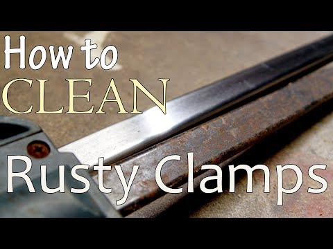 How to Fix Rusted Slide Clamps with Sandpaper &amp;amp; Grease