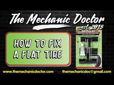 How to Fix a Flat Tire Using a Tire Repair Kit