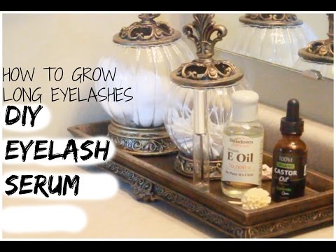 How to Grow Long Eyelashes FAST! (DIY Serum)