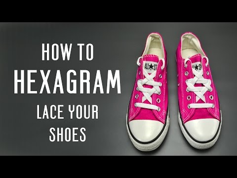 How to Hexagram lace your shoes