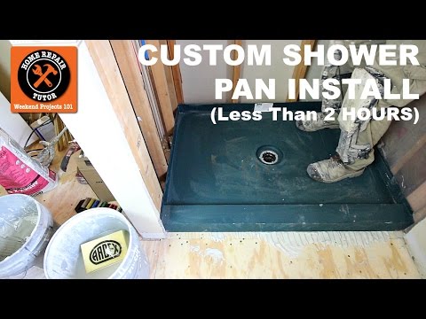 How to Install Custom Shower Pans in Less Than 2 Hours (The KBRS Tile-Basin&amp;reg;)