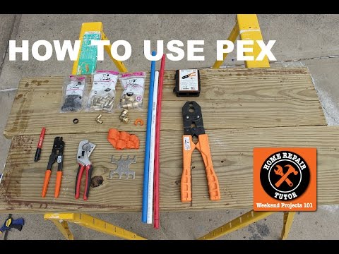 How to Install PEX Pipe (Quick Overview) -- by Home Repair Tutor