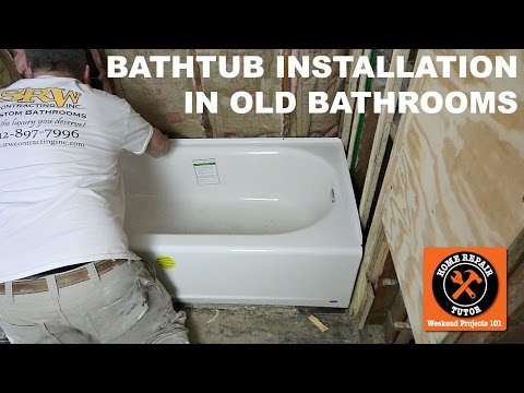 How to Install a Bathtub (American Standard's Americast) -- by Home Repair Tutor