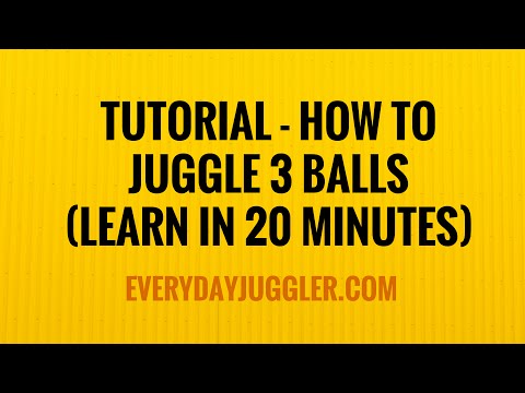 How to Juggle 3 Balls Tutorial (Learn in 20 Minutes)